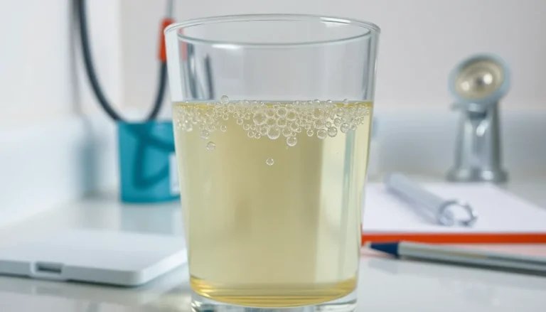 tiny small bubbles in urine
